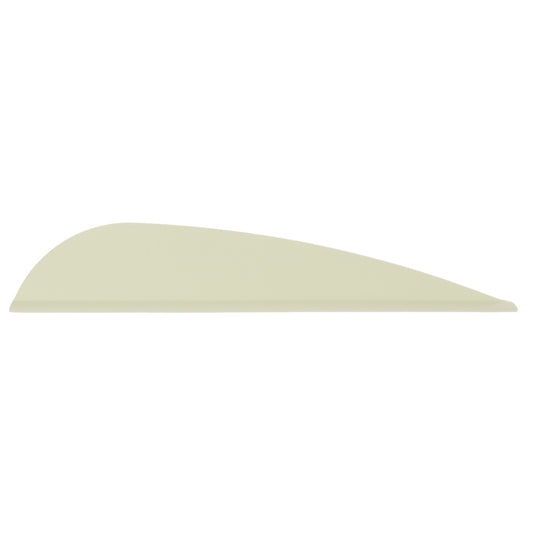 AAE Elite Plastifletch Vanes White 2.875 in. 100 pk.