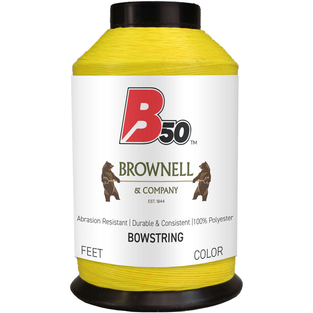 Brownell B50 Bowstring Material Yellow 1/4 lb.