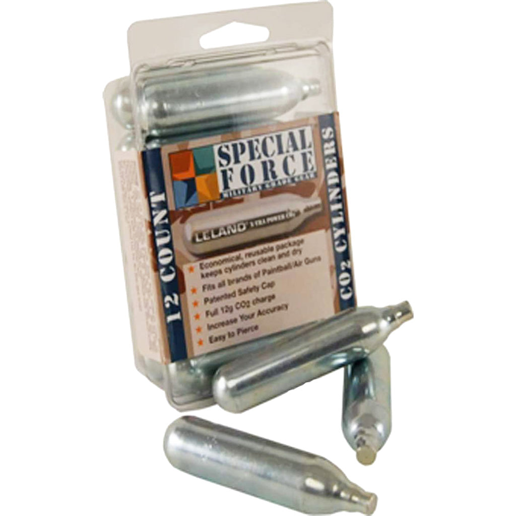 Leland Special Force 12 gram CO2 Cartridges 12 pk.