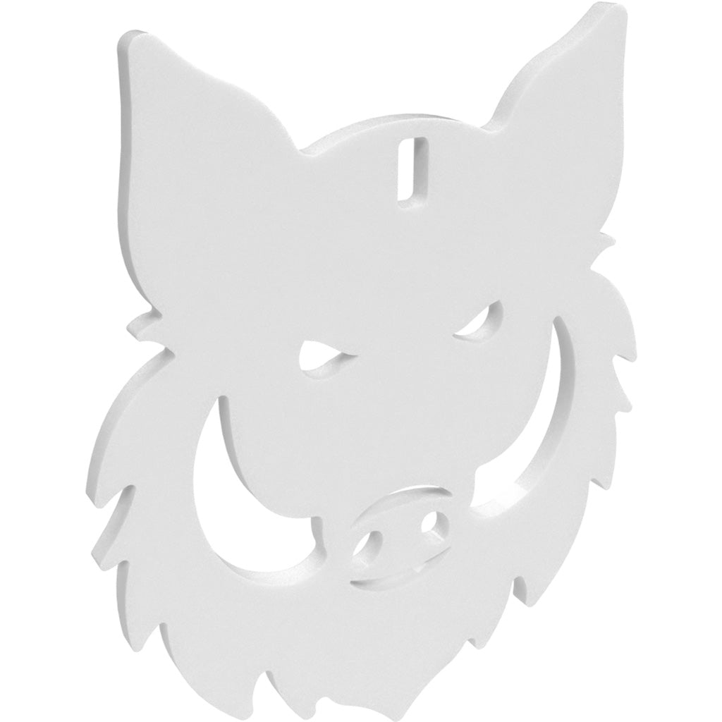 Birchwood Casey Ar500 Silhouette 1-Hole Boars Head 3/8""