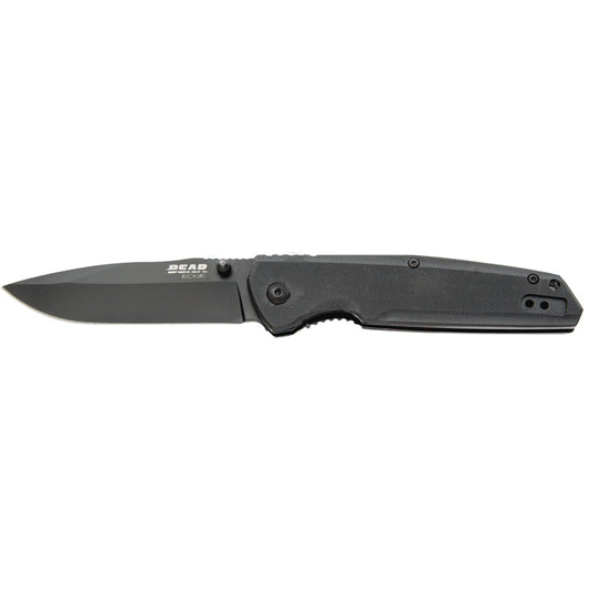 Bear and Son G10 Sideliner Assisted Black 4 1/2 in.