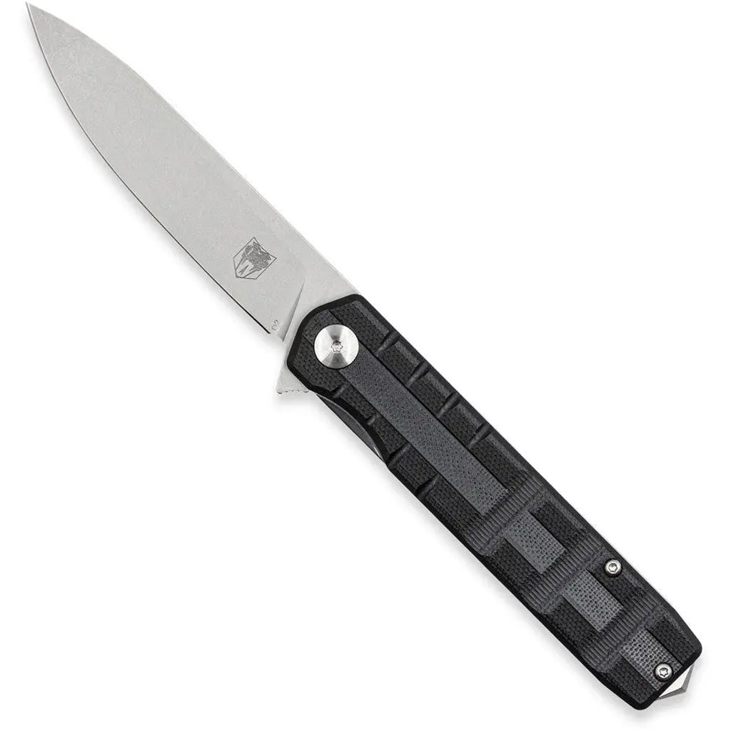 CobraTec Large Kuzio Drop Folder Knife Folding Blade Black