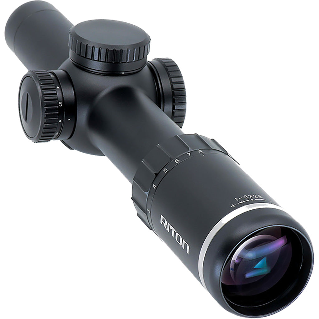 Riton X7 Primal Rifle Scope 1-8x28mm Black RG4 Reticle