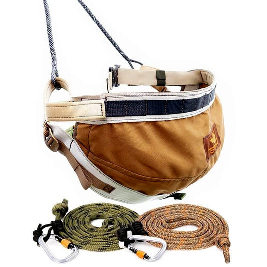 Tethrd Menace Saddle Kit Large w/ 11mm Ropes and Carabiners