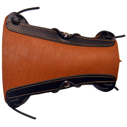 Bateman Traditional Leather Armguard Brown 6.5 in.