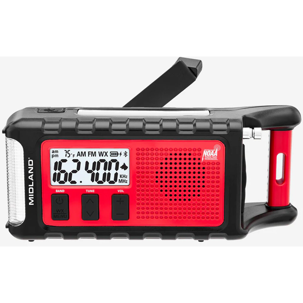 Midland ER310PRO Weather Alert Radio 10,000mAH battery w/Bluetooth & Temp