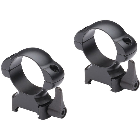 Nikko Stirling Diamond Steel Scope Rings 30MM Low Quick Release