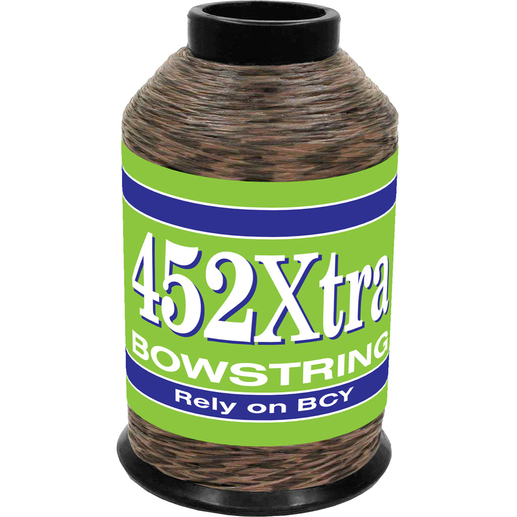 BCY 452Xtra Bowstring Material Tan/Black 1/4 lb.