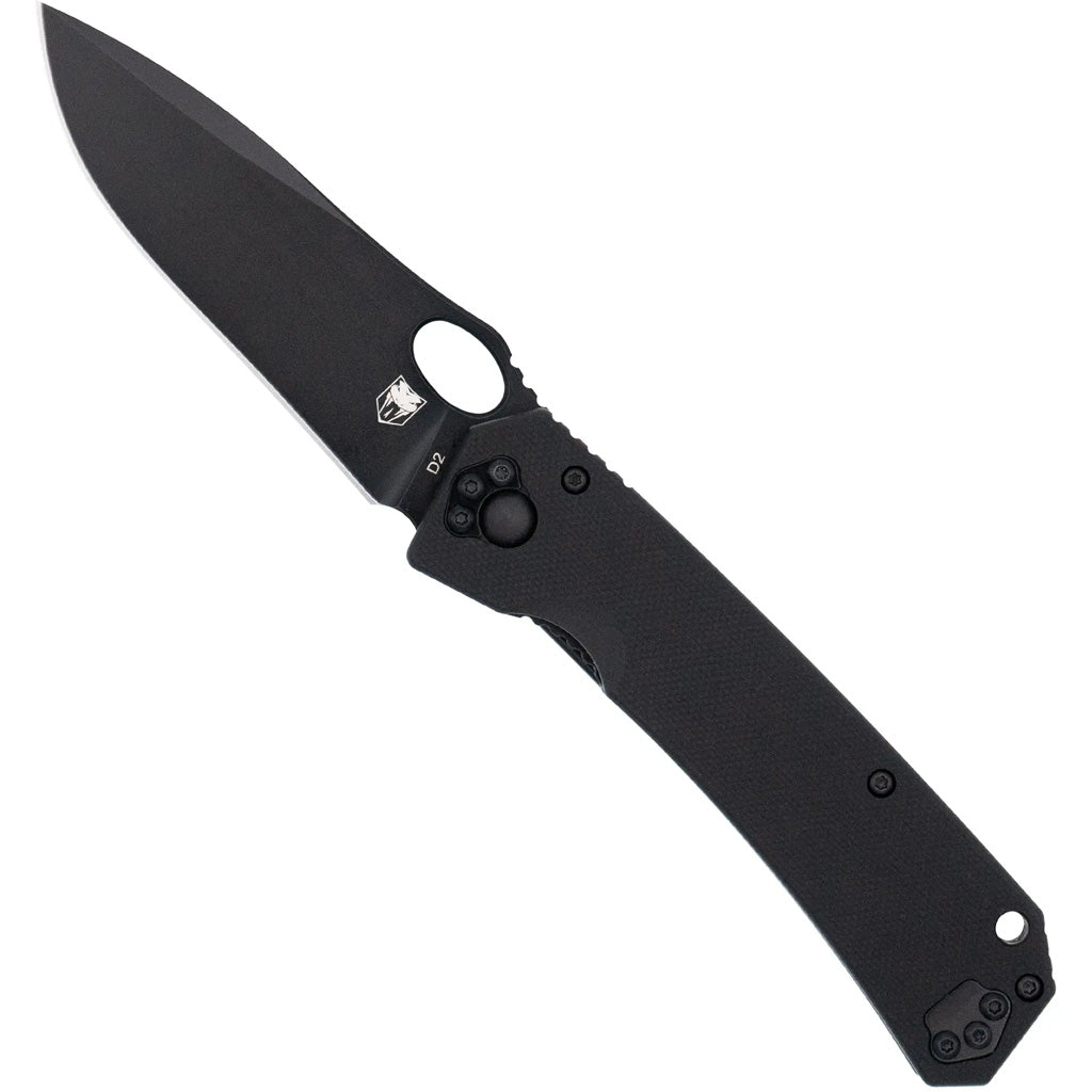 CobraTec Raven G10 Folder Knife Folding Blade Black