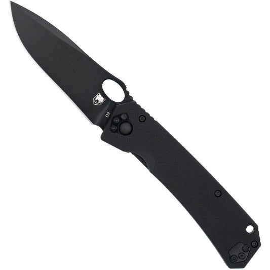 CobraTec Raven G10 Folder Knife Folding Blade Black