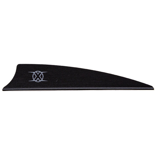 Bohning X Vanes Shield Cut 3 in. Black 36 pk.