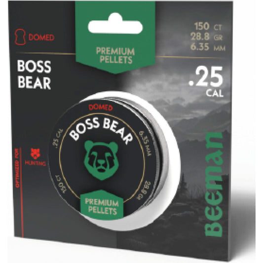 Beeman Boss Bear Domed Pellets .25 150 ct.