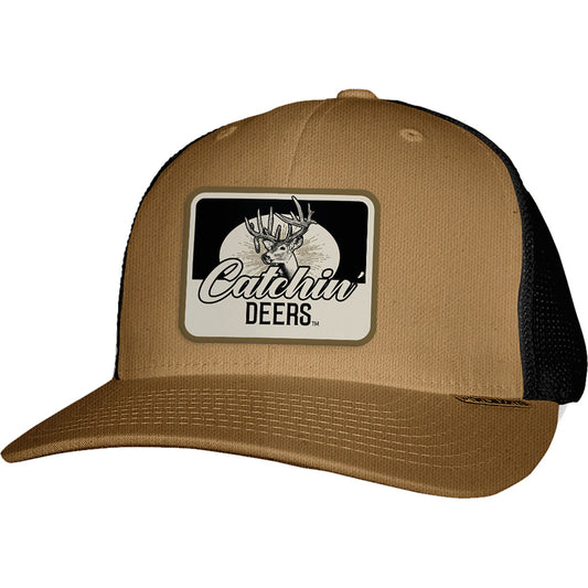 Catchin Deers Wallhanger Meshback Hat Tan OSFM