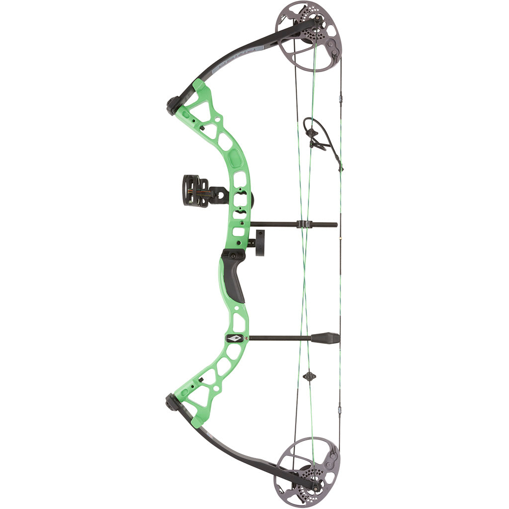 Diamond Prism Bow Package Neon Green 18-30 in. 5-55 lbs. RH