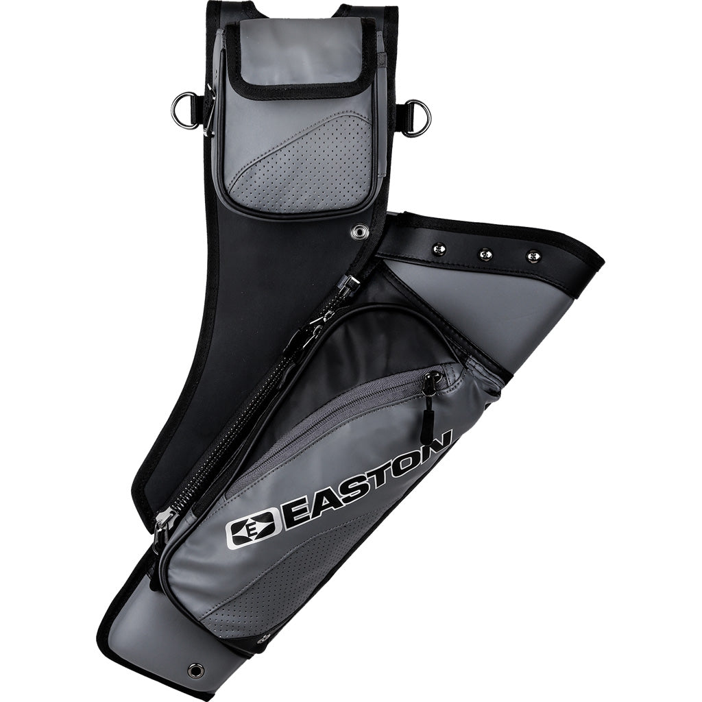 Easton Elite Takedown Hip Quiver w/Belt Gray RH