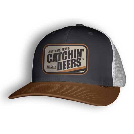 Catchin' Deers Vintage Meshback Hat Charcoal