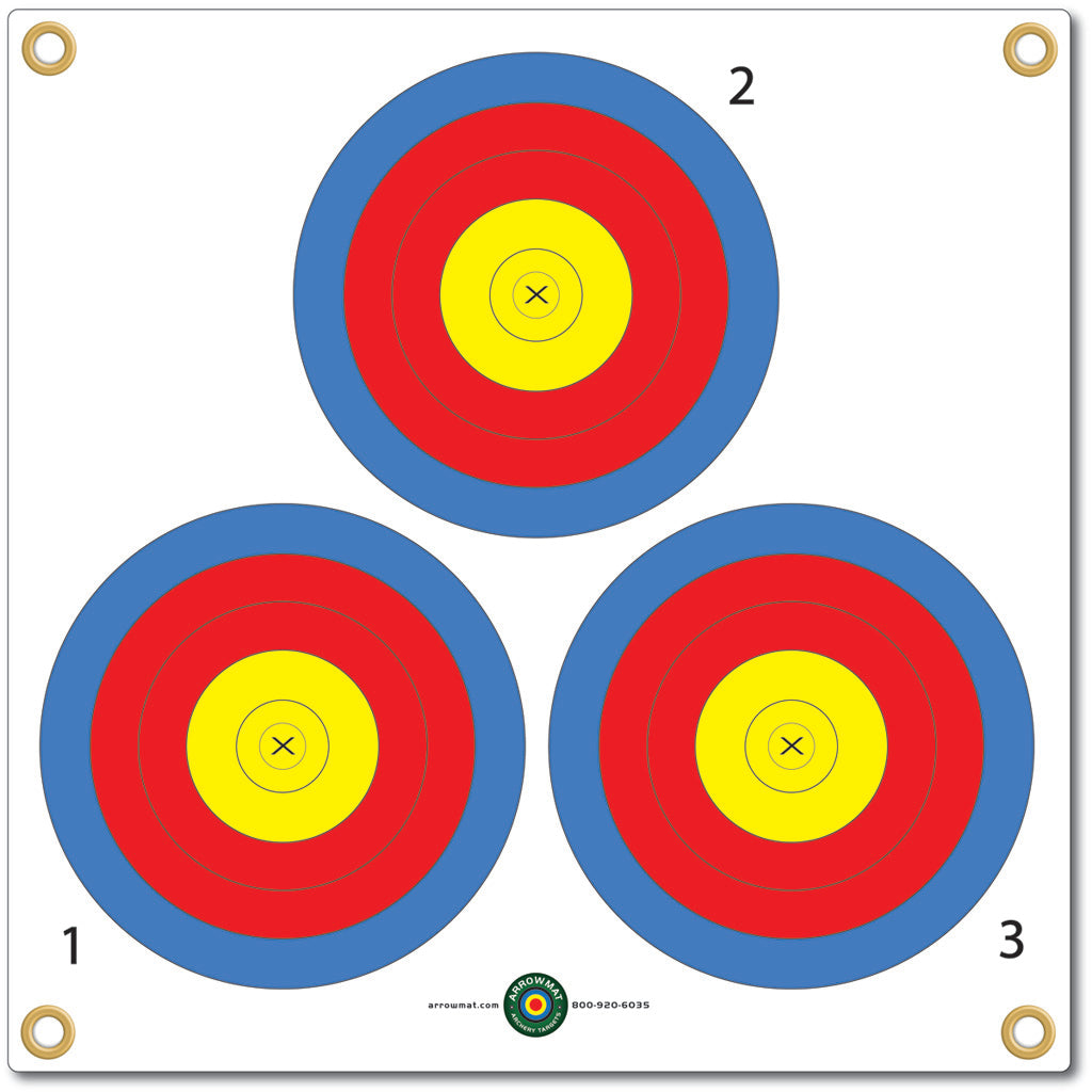 Arrowmat Foam Target Face 3 Spot 17x17 in.