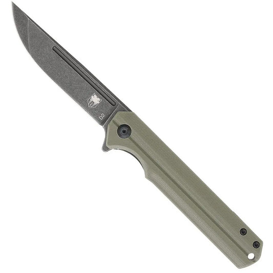 CobraTec Streamline G-10 Folder Knife Folding Blade OD Green