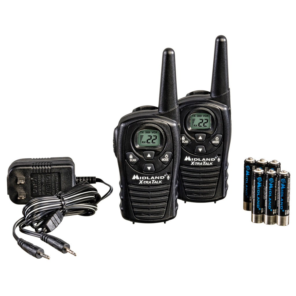 Midland LXT118VP 2 Way Radio w/Batteries & Charger