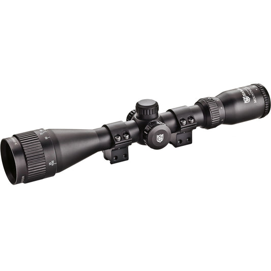 Nikko Stirling Mountmaster Scope 4-12x50 AO HMD with Weaver Rings