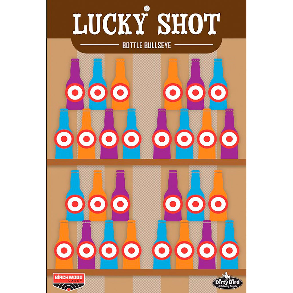 Birchwood Casey Dirty Bird Lucky Shot Bottles 12x18"" 6pk