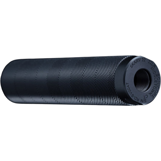 Sonicore Skarv 22 Suppressor .22 Cal. Black Alum w/ 1/2x28 Direct Thread