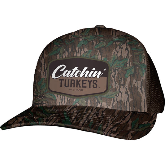 Catchin Turkeys Meshback Hat Mossy Oak Greenleaf OSFM