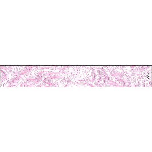 White Water Archery Thin Line Topo Wraps Flo Pink 5 in. x 1.125 in. 15 pk.