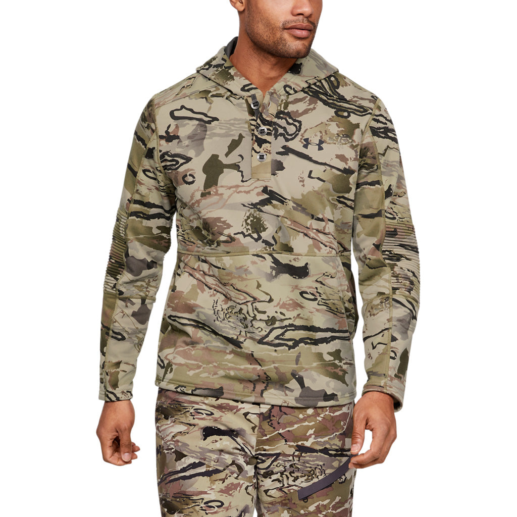 Under Armour Hunt Armour Fleece Hoodie Black/Barren Ground Medium