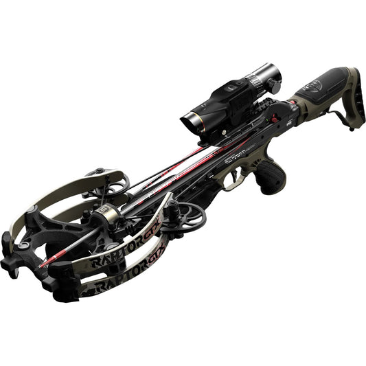 Barnett Hyper Raptor GTX 425 Crossbow Package Buk Ops X-Factor Laser Rangefinding Scope