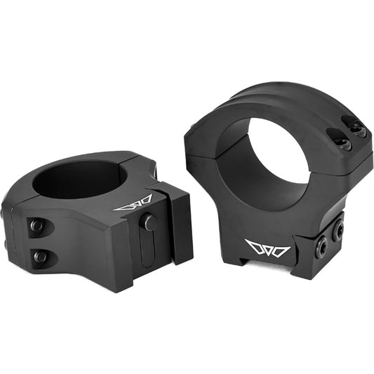 Warne Hyperlite Tikka Scope Rings Matte Black 30mm Tikka High