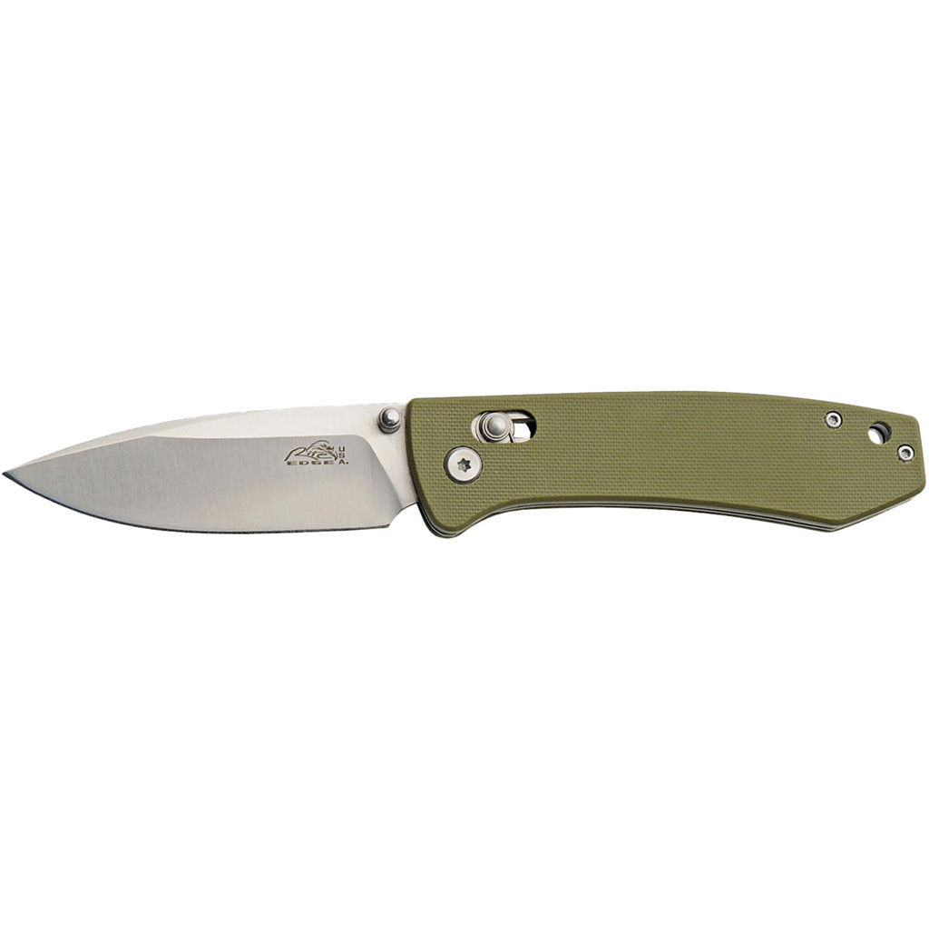 SZCO G10 Rolling Lock Stainless Folder Knife 4.25 in. Moss Green