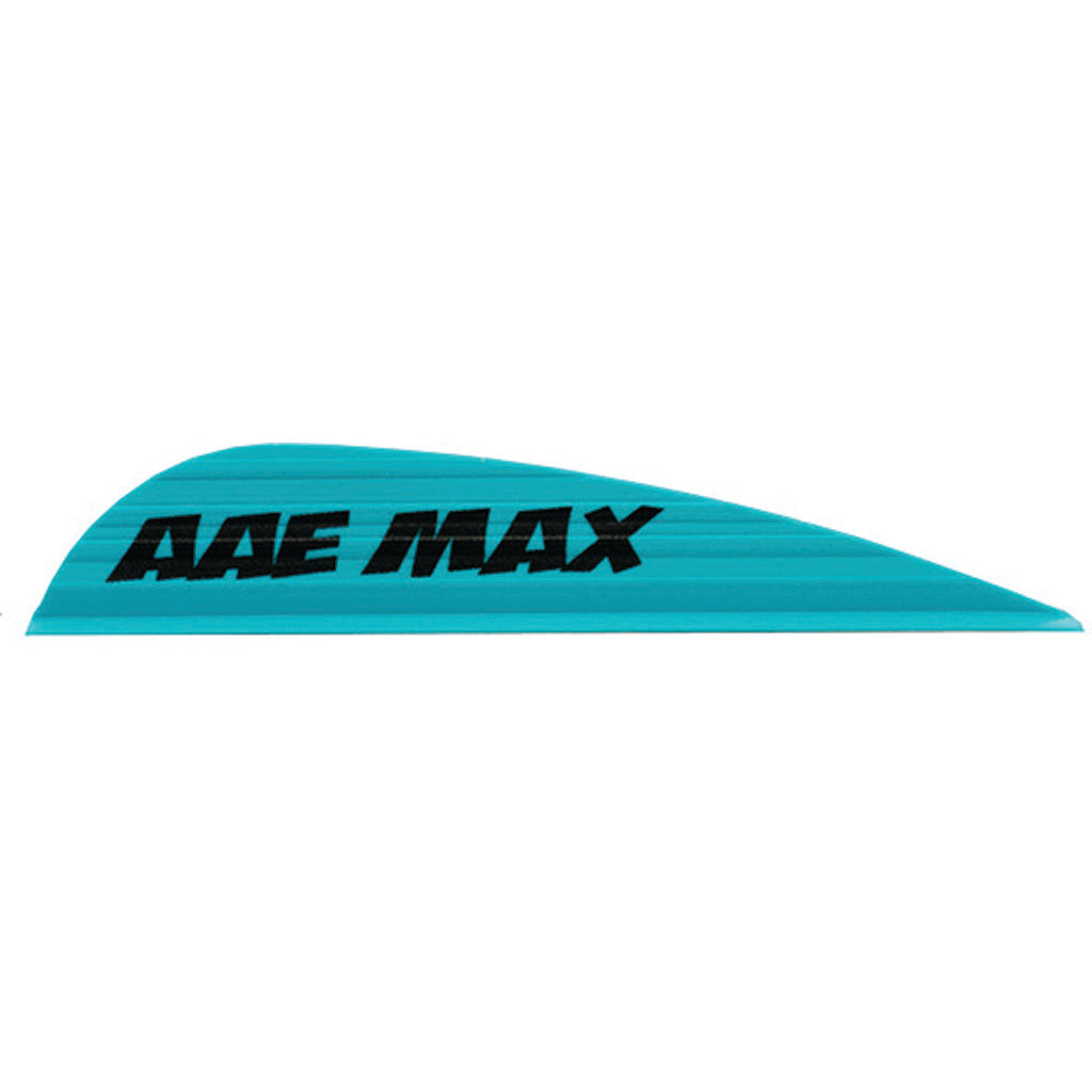 AAE Max Stealth Vanes Teal 2.6 in. 100 pk.