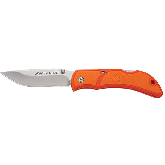 Outdoor Edge Trailblaze Knife 3.3 In. Orange