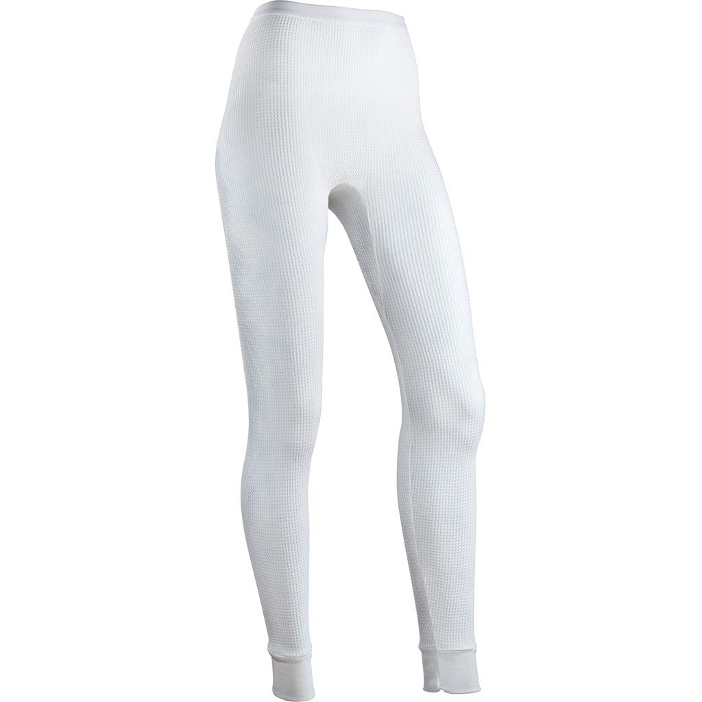 Indera Womens Traditional Thermal Bottom White Small