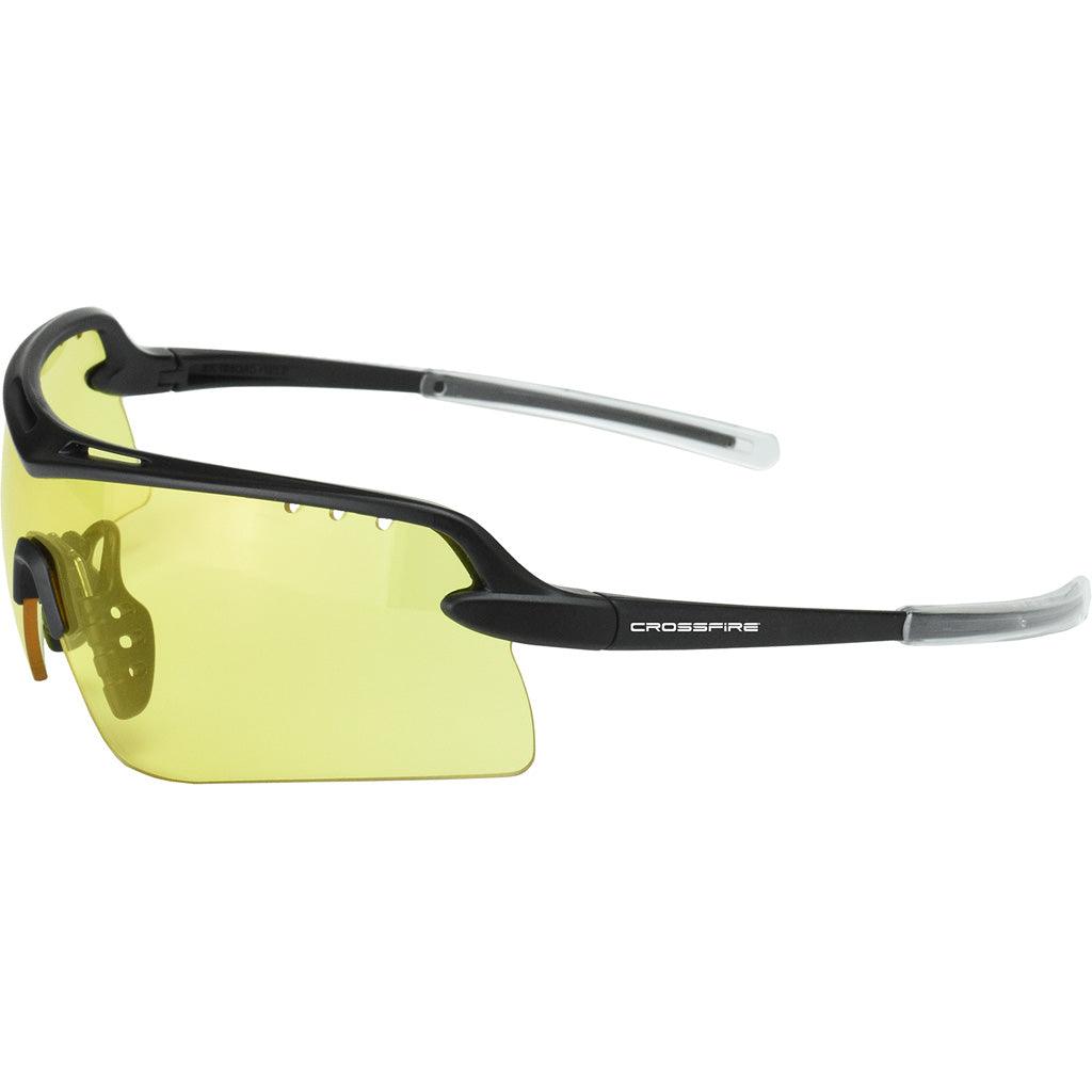 Crossfire Doubleshot Premium Shooting Glasses Amber - Archery Warehouse