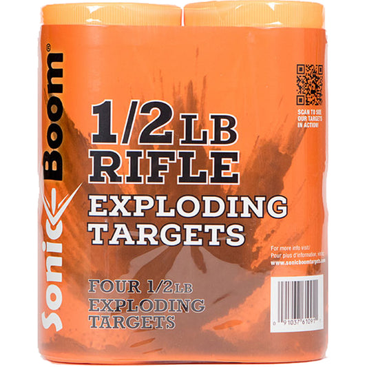 Sonic Boom Exploding Rifle Targets 1-2 Lb. 4 Pk.