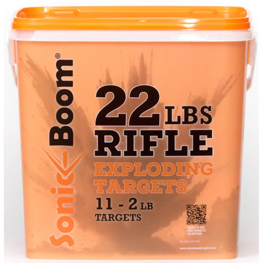 Sonic Boom Exploding Rifle Targets Bucket 2 Lb. 11 Pk.