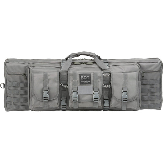 Bulldog Deluxe Single Tactical Rifle Case Seal Gray 36 In.