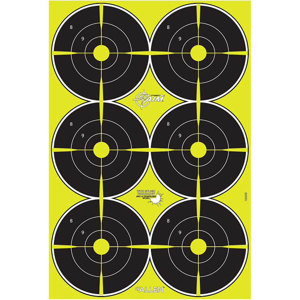 Ezaim Splash Bullseye Targets 6 In. 8 Pk.