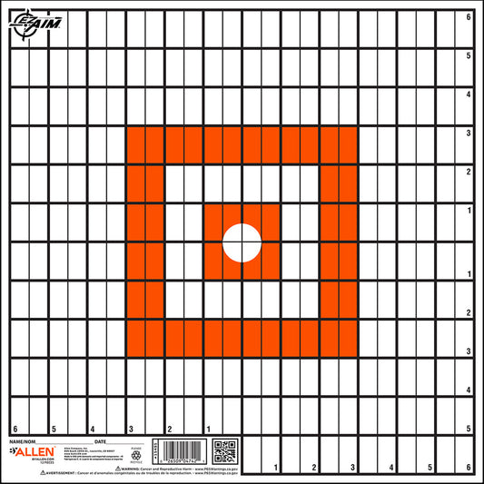 Ezaim Grid Paper Targets 12x12 12 Pk.