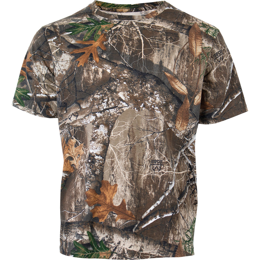 Habit Bear Cave Camo Tee Short Sleeve Realtree Edge X-large