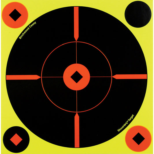 Birchwood Casey Shoot-n-c Target 8 In. Crosshair Bullseye 6 Pk.