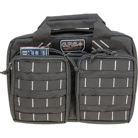 Gps Tactical Quad Range Bag Black 2 Handguns