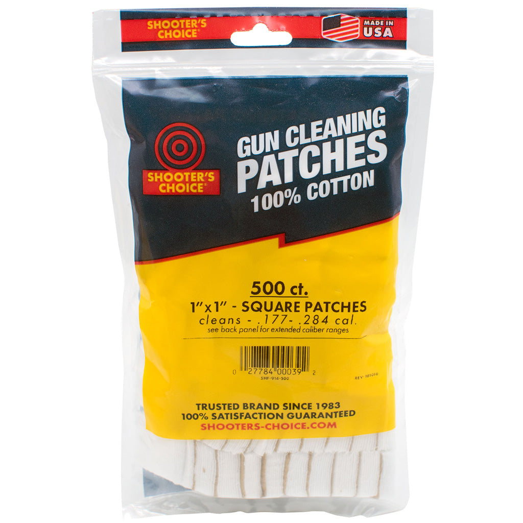 Shooters Choice Cleaning Patches 1 In. 500 Pk.