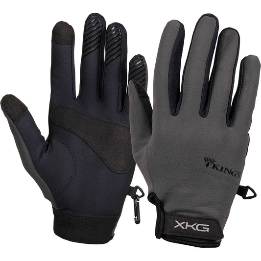 Xkg Mid Weight Glove Charcoal X-large