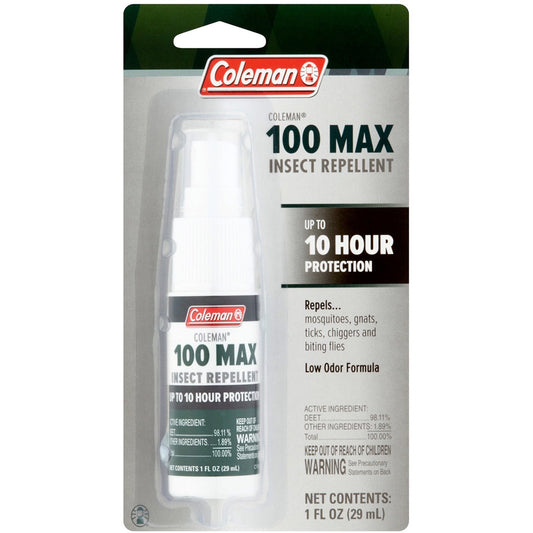 Coleman Max Insect Repellent 4oz - 100% Deet - Pump Spray