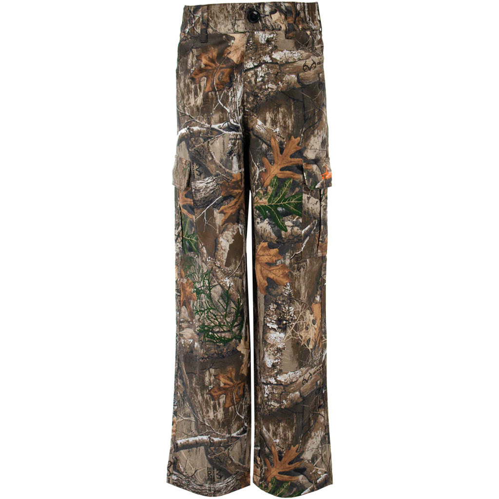 Habit Youth Bear Cave 6 Pocket Camo Pant Realtree Edge Youth X-large