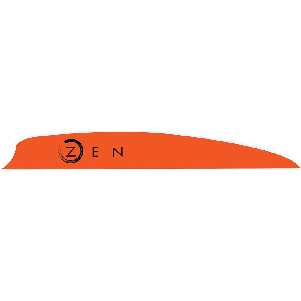 Bohning Zen Vanes Neon Orange 4 In. 100 Pk.