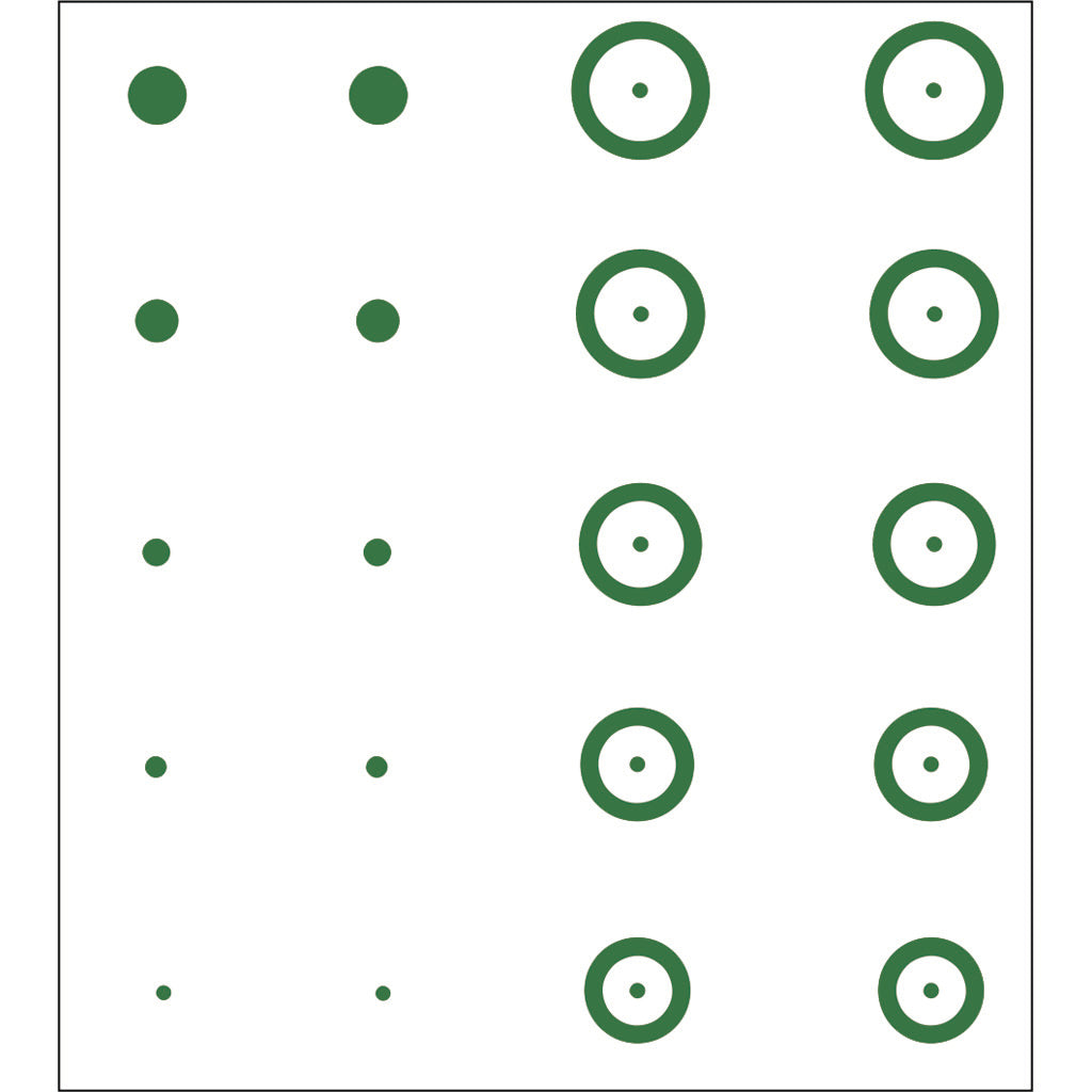 Target Reticle Rings Gunstar Chubbie Target Reticle Set Green – Archery Warehouse